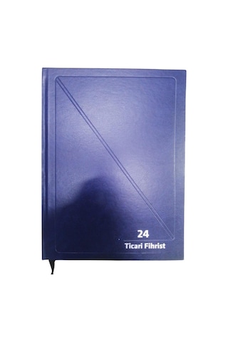 Fihrist Ticari 24'lü 20x28 Lacivert Cilt Bezli 1 Adet Artlantis T