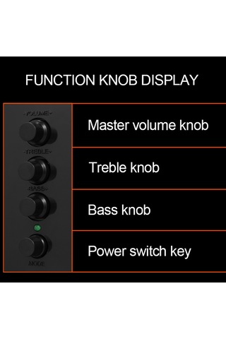 Yifomall D-202 Bt 4.2 Kablolu Hoparlör Seti, 3.5mm Bağlantı, 10m Mesafe, 3w Güç, Bilgisayar/ Telefon İçin Siyah