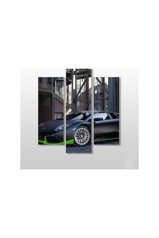 Lamborghini Araba Kanvas Tablo 120x130cm