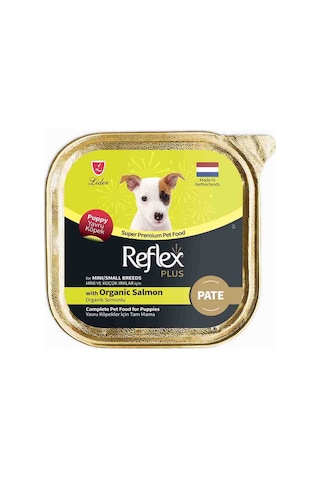 Reflex Plus Pate Somonlu Küçük Irklar İçin Yavru Köpek Maması 85 G