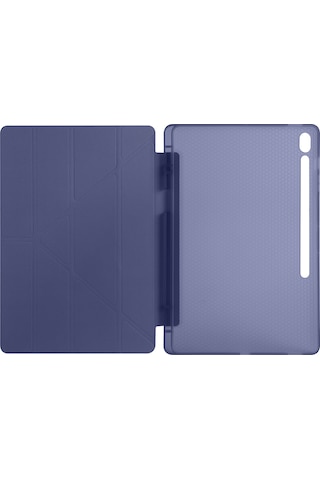 Adige Samsung Galaxy Uyumlu Tab S10 Fe Plus Kılıf Tri Folding Kalem Bölmeli Standlı Standlı Kapak