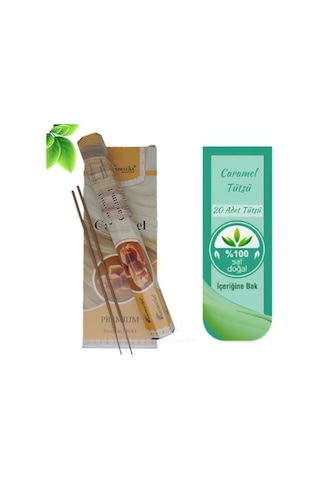 Unicuslife Aromatika Karamel Çubuk Tütsü 20 Adet Acı Kahverengi