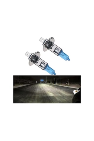 H1 Model 12v/55w Beyaz Halojen Ampul Seti 2'li