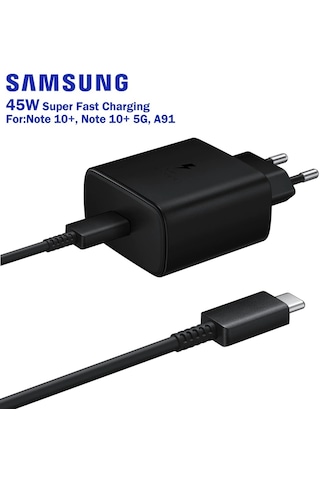 Samsung 45w Şarj Adaptörü Ve 5a Type-c Kablo Ep-ta845