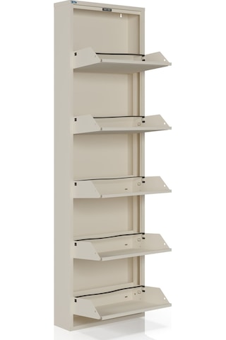 Ceha 5'li Metal Ayakkabılık - Krem K.AYK-5 /AB1013