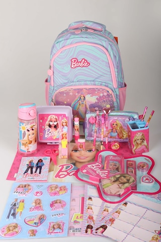 X Dekomus Lisanslı Barbie Deniz Kızı Collection Kırtasiye Seti Okul Ve Kalem Çantası,beslenme Kabı,matara Altın