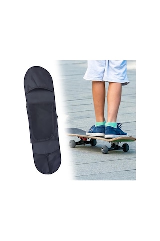 Pazly Suya Dayanıklı Siyah Omuz Kaykay Homyl Evrensel Cepli Çanta Wd Siyah Çok Renkli