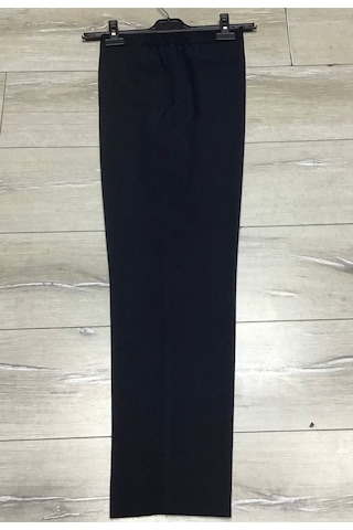 Ece Giyim Yanlardan Lastikli Büyük Beden Pantolon Plt98 Lacivert