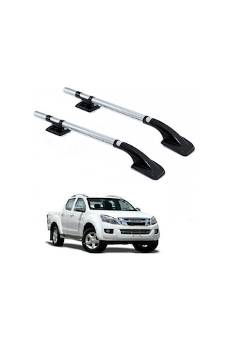 ISUZU DMAX 2012-2016 ARA ATKISIZ TAVAN ÇITASI PORT BAGAJ NİKEL