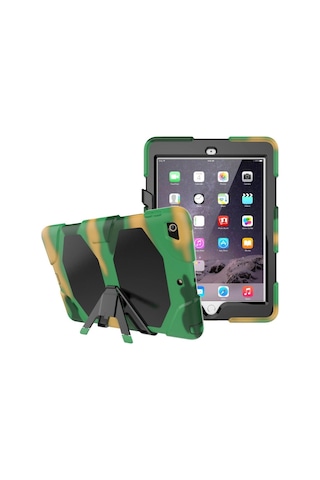 Apple İpad 5 Air 9.7 Kılıf Griffin Tablet Kapak - Kamuflaj Arka Kapak