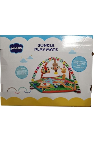 Minibo Sevimli Hayvanlar Altıgen Oyun Halısı