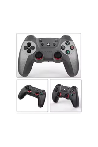 Siyah Bluetooth Bağlantılı Kablosuz Gamepad Pc Uyumlu siz 1 Adet - Elektronik