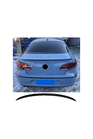 Vw Passat Cc Bagaj Üstü Spoiler Parlak Siyah Spoyler Plastik İthal