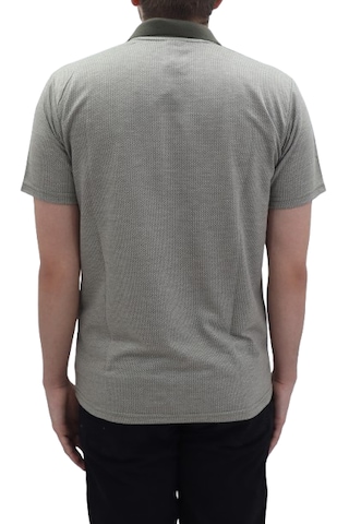 Santa Dmctekstil Erkek Aresta-001 Desenli Klasik Kesim Rahat Kalıp Tek Cepli Polo Yaka T-shirt Haki
