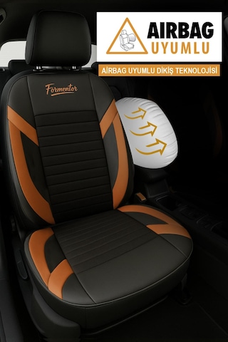 Formentor Tay Tüyü Oto Koltuk Kılıfı Ford Focus-fiesta-escort Uyumlu Taba