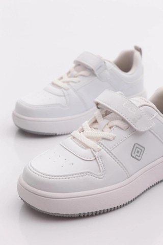 Pepino 1603 Unisex Çocuk Spor Ayakkabı Beyaz - Gri