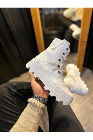 Knack Erkek Spor Bot B14 Beyaz Beyaz