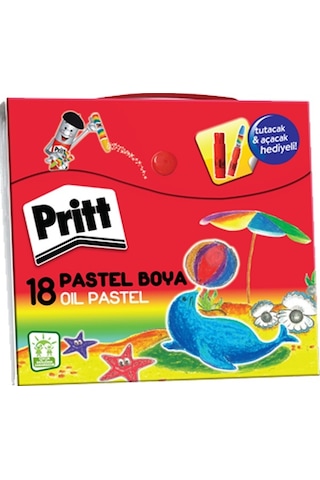 Pritt Çantalı Pastel Boya 18'li