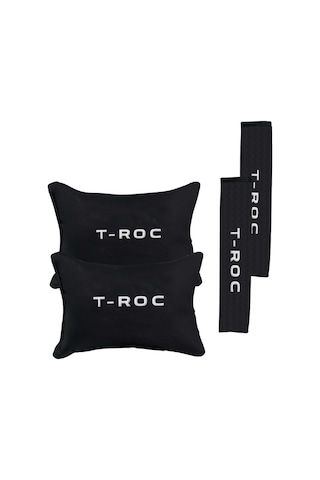 Volkswagen T-roc Nakışlı Otomind Boyun Yastığı Seti