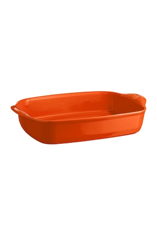 Emile Henry Tart Börek Fırın Kabı Dikdörtgen 42,5 X 28 Cm Turuncu/toscane Turuncu