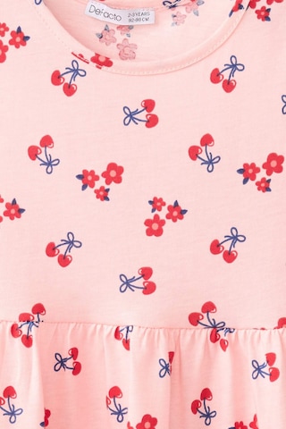 Defacto Desenli Kolsuz Açık Pembe Elbise Kız Bebek C0074a526smpn622 Pembe-pn622