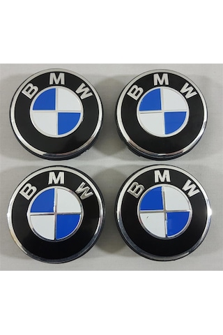 BMW Jant Göbeği Krom 68/65mm 4 Adet , BMW Jant Kapağı