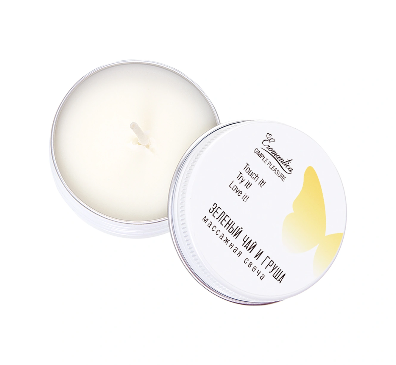 Eromantica Masaj Mumu "yeşil Çay Ve Armut", 30 Ml Renkli
