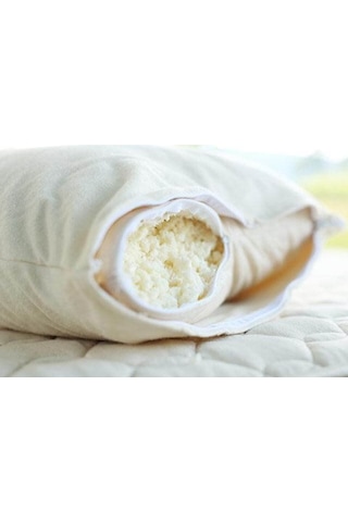 Lateks Boncuk Yastık (doğal Latex) Sade Beyaz