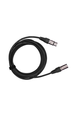 Fortunelane Muslady C2223 3 Pin Xlr Ses Kablosu, 5 Metre, Siyah, Hafif Demlenmiş Ses İletimi