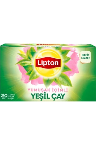 Lipton Yumuşak İçimli Yeşil Çay Süzen Poşet 6 x 20'li