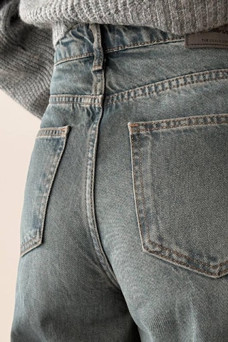 Lacarino 7637 Elephant Leg Kadın Jean Pantolon Green Tint