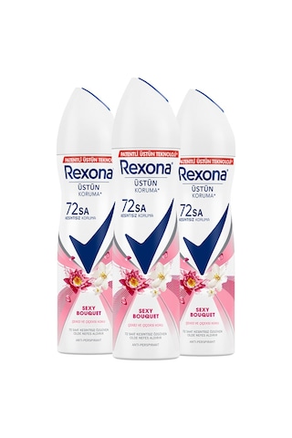 Rexona Sexy Bouquet 72 Saat Kadın Sprey Deodorant 3 x 150 ML