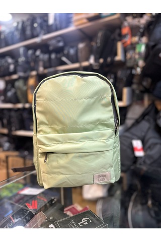 Bagslab Yeşil Su Geçirmez Kumaş Sırt Çantası 1069 Yeşil