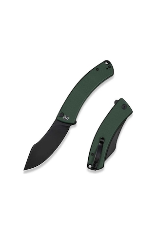 Civivi Outlaw Muk Teal Green G10 Handle Black Stonewashed 14c28n Blade Kamp Çakı Yeşil