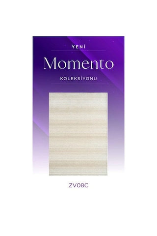 Royal Halı Momento Zv08c Krem Vizon Akrilik Yumuşak Dokulu Modern Halı