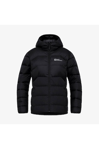 Jack Wolfskin Ather Down Hoody Rds Kadın Siyah Outdoor Sweatshirt Jwa60330
