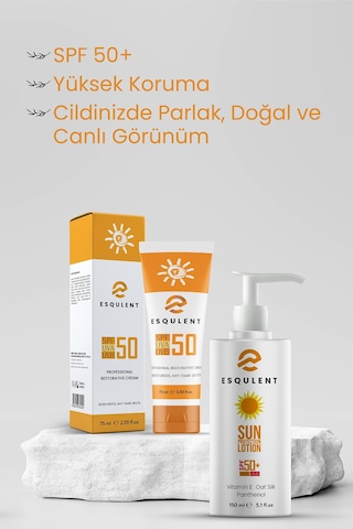 Esqulent Yüksek Korumalı Güneş Losyonu SPF50+ Sun Protection Lotion 150 ML