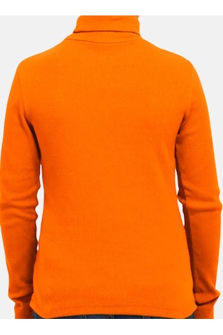 Alya Underwear Balıkçı Yaka Pamuklu Fitilli Kumaş Çocuk Kaşkorse Unisex Body Turuncu