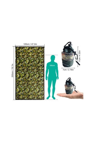 Pazly 120x200cm Renkli Pet Pet Uyku Tulumu - Hafif Ve Taşınabilir Çok Renkli Çok Renkli