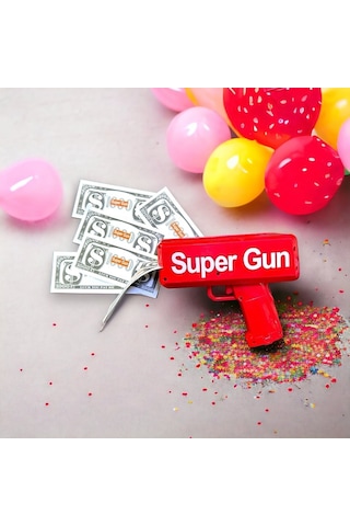 Vıp Otomatik Para Fırlatma Tabancası Yılbaşı Oyunları Yılbaşı Parti Malzemeleri Eğlenceli Tabanca