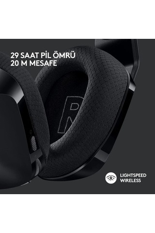 G733 Lıghtspeed Kablosuz Kulak Üstü Oyuncu Kulaklığı, Lıghtsync Rgb, Blue Voice Mikrofon, Askılı Kafa Bandı, Pro