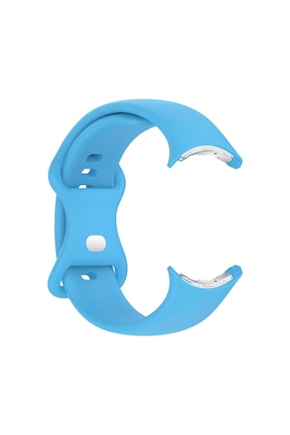 Caseonn Google Pixel Watch 4 45mm Kordon Esnek Spor Silikon Kayış Mavi