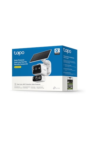 Tp-lınk Tapo C645d 360 Güneş Enerjili Çift Lens Dış Mekan Kablosuz Ip Kamera 2k Kit
