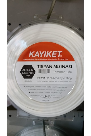Kayıket Altıgen Misina 53 Metre 3,0 Mm 450 Gr