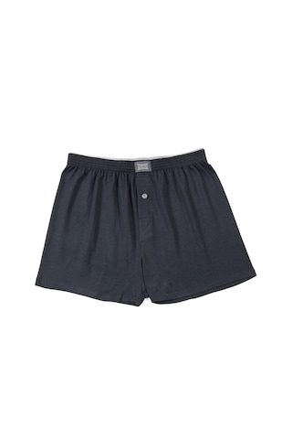Hepsine Rakip Tutku Erkek Penye Düğmeli Boxer 6'lı Paket Pamuklu Rahat Kesim 0117 Füme