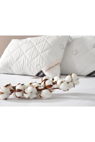 Doqu Home Festival Pamuk Yastık 50 X 70 Cm - Beyaz Beyaz