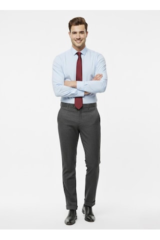 Presto Erkek Slimfit Armürlü Pantolon Siyah 3193-011 Siyah