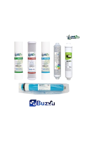 Puretech Açık Kasa 6 Aşama Filtre Seti 337840587 Puretech Açık Kasa 6 Aşama Filtre Seti 337840587