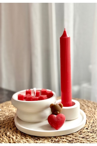 Kbr Design Candles Sevgililer Gününe Özel Sevdiklerinize Kokulu Mum Seti