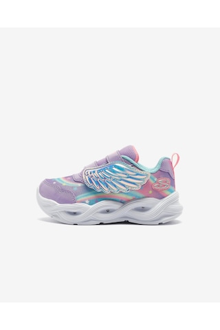 Skechers Twisty Glow Küçük Kız Çocuk Mor Spor Ayakkabı 303718n Lvmt Mor